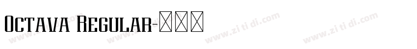 Octava Regular字体转换 Octava Regular字体转换